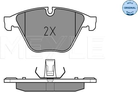 Brake Pad Set, disc brake MEYLE-ORIGINAL: True to OE. 025 246 8820