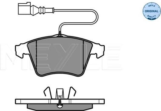 Brake Pad Set, disc brake MEYLE-ORIGINAL: True to OE. 025 237 4919/W - image 2