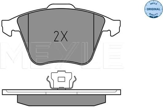 Brake Pad Set, disc brake MEYLE-ORIGINAL: True to OE. 025 238 0120/W - image 2