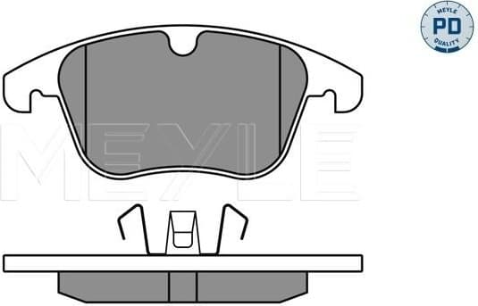 Brake Pad Set, disc brake MEYLE-PD: Advanced performance and design. 025 241 2319/PD - image 2