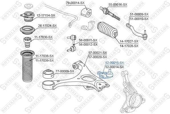 Ball Joint 52-00015-SX - image 2