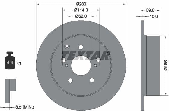 Brake Disc PRO 92168103