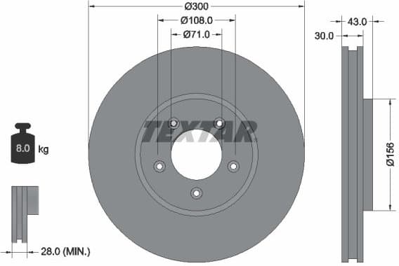 Brake Disc PRO 92099003