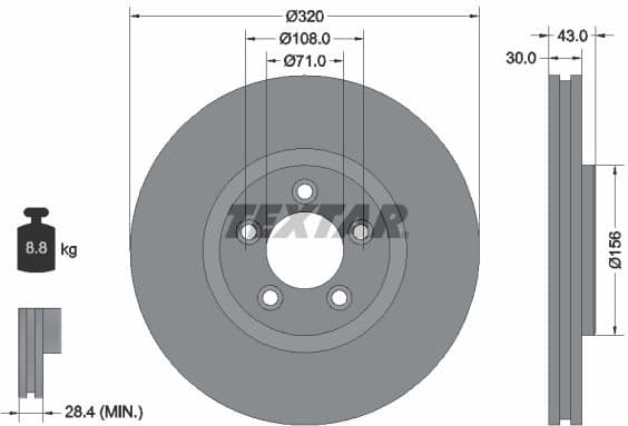 Brake Disc PRO 92158703