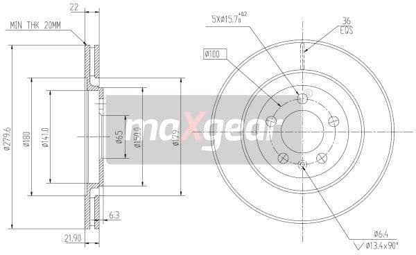 Brake Disc 19-0976 - image 2