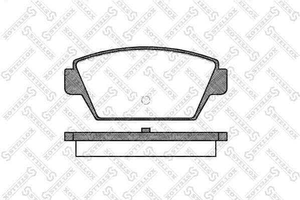 Brake Pad Set, disc brake 226 000-SX