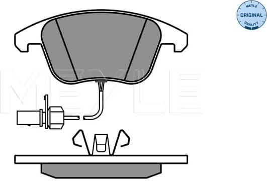 Brake Pad Set, disc brake MEYLE-ORIGINAL: True to OE. 025 247 0520/W