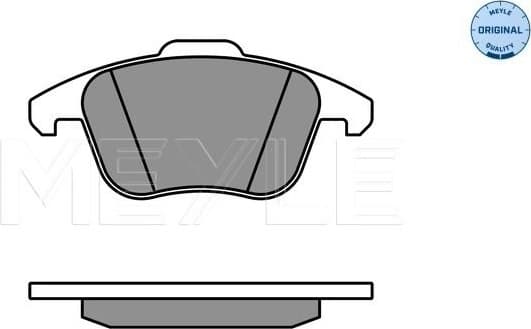 Brake Pad Set, disc brake MEYLE-ORIGINAL: True to OE. 025 247 0520/W - image 2