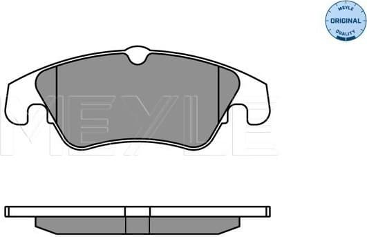 Brake Pad Set, disc brake MEYLE-ORIGINAL: True to OE. 025 247 4319/W - image 2