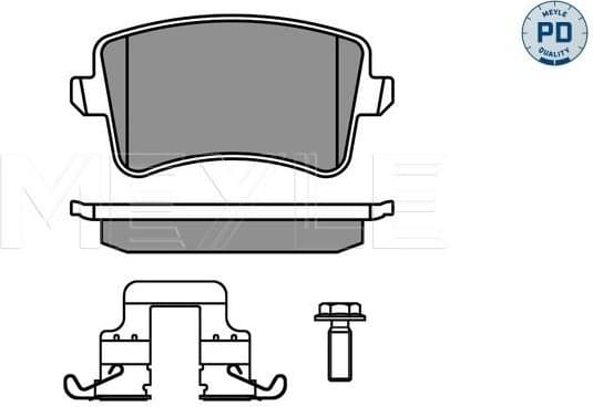 Brake Pad Set, disc brake MEYLE-PD: Advanced performance and design. 025 246 0617-1/PD