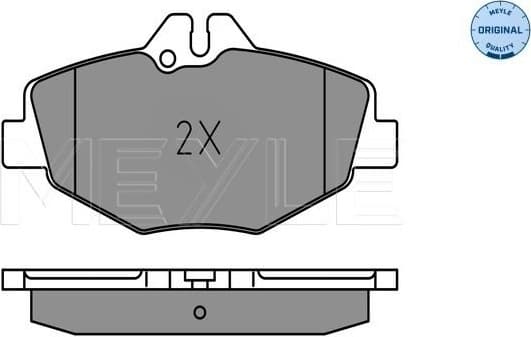 Brake Pad Set, disc brake MEYLE-ORIGINAL: True to OE. 025 237 4320/W - image 2