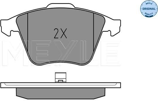 Brake Pad Set, disc brake MEYLE-ORIGINAL: True to OE. 025 237 6220/W - image 2