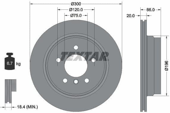 Brake Disc PRO 92154903