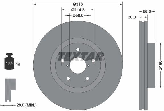 Brake Disc PRO 92199203