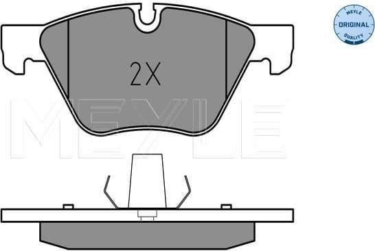 Brake Pad Set, disc brake MEYLE-ORIGINAL: True to OE. 025 237 9420