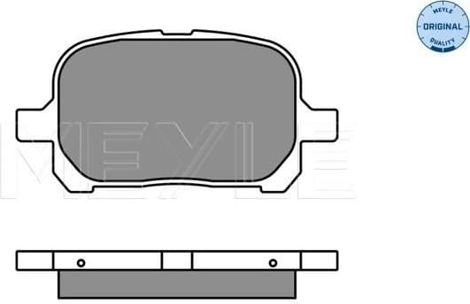 Brake Pad Set, disc brake MEYLE-ORIGINAL: True to OE. 025 235 1317
