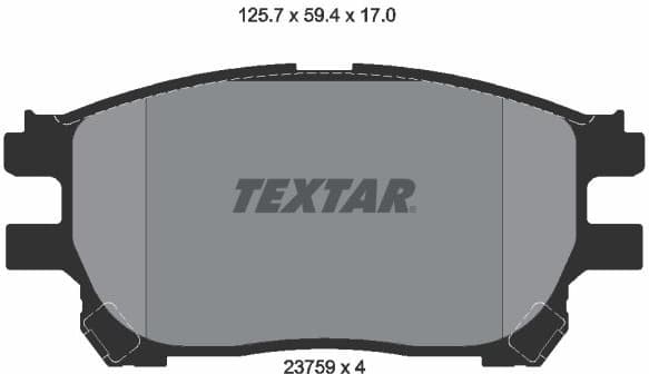Brake Pad Set, disc brake 2375901