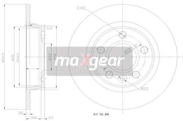 Brake Disc 19-0776 - image 2