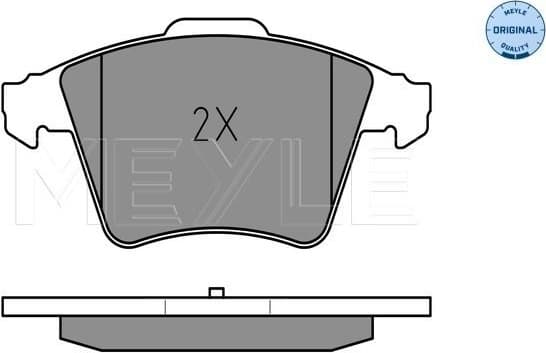 Brake Pad Set, disc brake MEYLE-ORIGINAL: True to OE. 025 237 4618/W - image 2