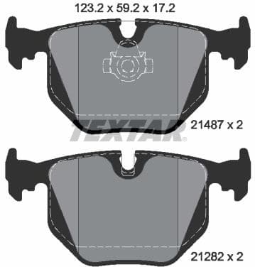 Brake Pad Set, disc brake Q+ 2148701