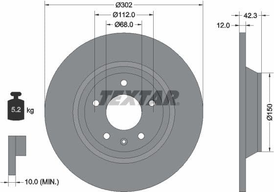 Brake Disc PRO 92159503