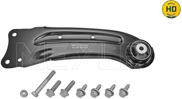 Control/Trailing Arm, wheel suspension MEYLE-HD: Better than OE. 116 050 0143/HD