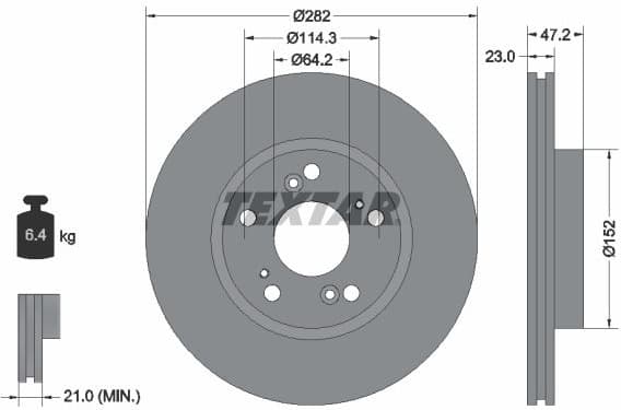 Brake Disc PRO 92144403