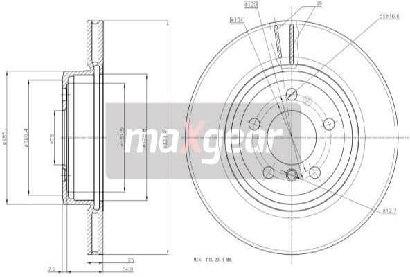 Brake Disc 19-1841