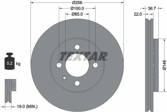 Brake Disc PRO 92287003