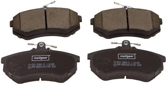 Brake Pad Set, disc brake 19-0501