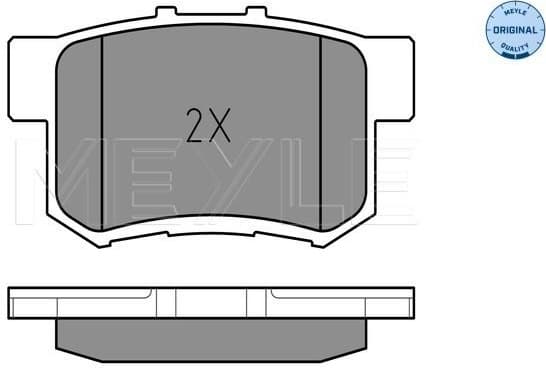 Brake Pad Set, disc brake MEYLE-ORIGINAL: True to OE. 025 217 1914/W - image 2