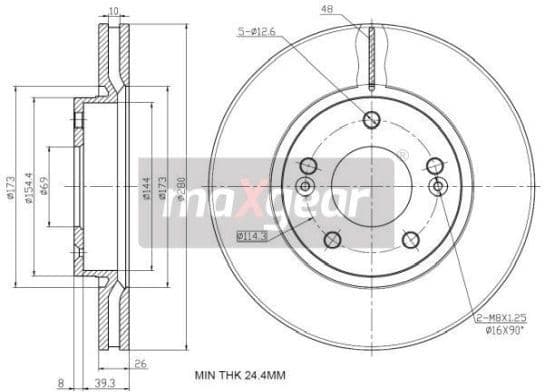 Brake Disc 19-3354