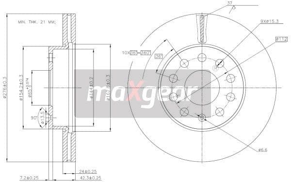 Brake Disc 19-3238