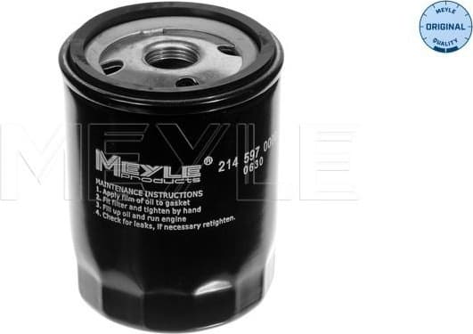 Oil Filter MEYLE-ORIGINAL: True to OE. 214 597 0000