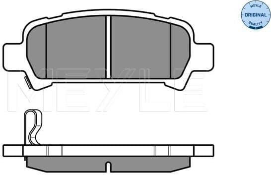 Brake Pad Set, disc brake MEYLE-ORIGINAL: True to OE. 025 235 7214/W - image 2