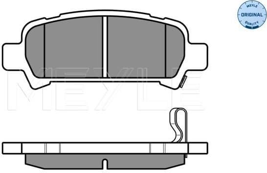 Brake Pad Set, disc brake MEYLE-ORIGINAL: True to OE. 025 235 7214/W - image 3