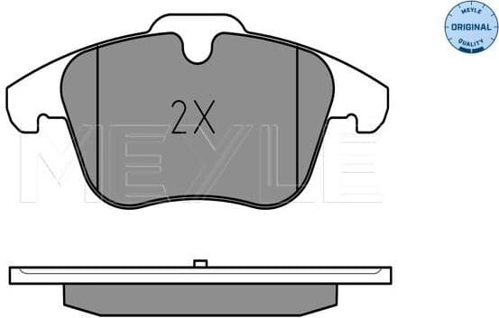Brake Pad Set, disc brake MEYLE-ORIGINAL: True to OE. 025 240 8418 - image 2