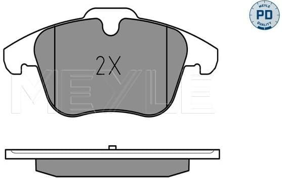 Brake Pad Set, disc brake MEYLE-PD: Advanced performance and design. 025 240 8418/PD - image 2