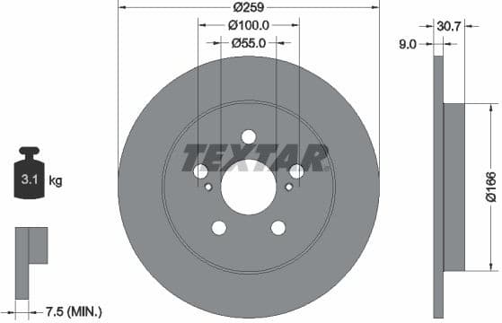 Brake Disc PRO 92224003