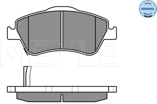 Brake Pad Set, disc brake MEYLE-ORIGINAL: True to OE. 025 241 2219/W