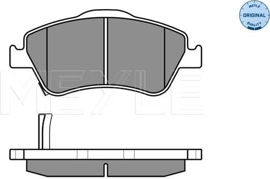 Brake Pad Set, disc brake MEYLE-ORIGINAL: True to OE. 025 241 2219/W - image 2