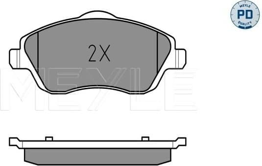 Brake Pad Set, disc brake MEYLE-PD: Advanced performance and design. 025 232 2517/PD