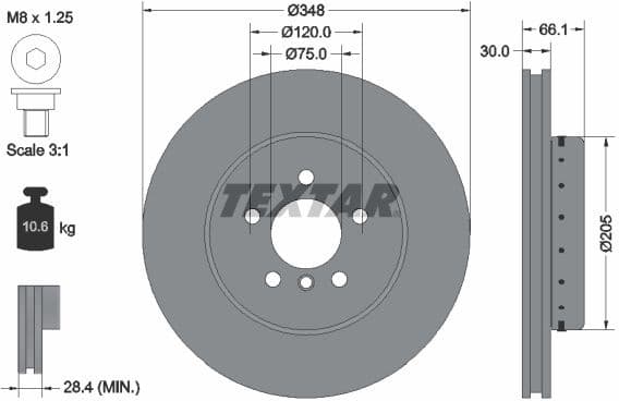 Brake Disc PRO+ 92265725