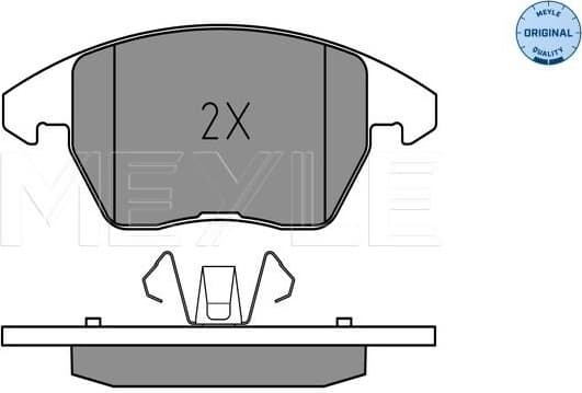 Brake Pad Set, disc brake MEYLE-ORIGINAL: True to OE. 025 235 8919