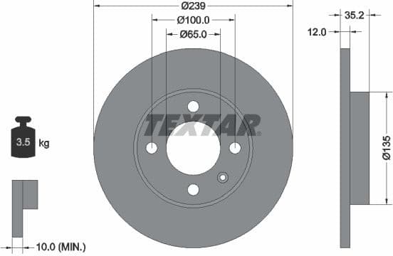 Brake Disc PRO 92010603