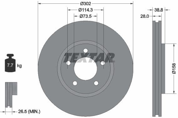Brake Disc 92108200