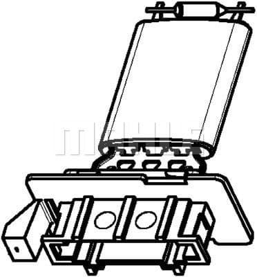 Resistor, interior blower BEHR *** PREMIUM LINE *** ABR 98 000P - image 2