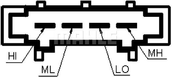 Resistor, interior blower BEHR *** PREMIUM LINE *** ABR 98 000P - image 3
