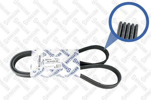 V-ribbed Belt 05-01355-SX