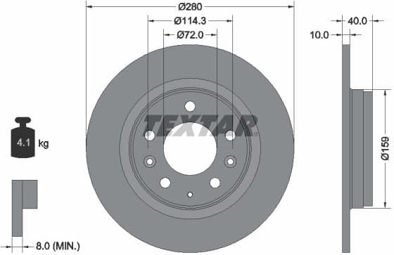 Brake Disc PRO 92125603